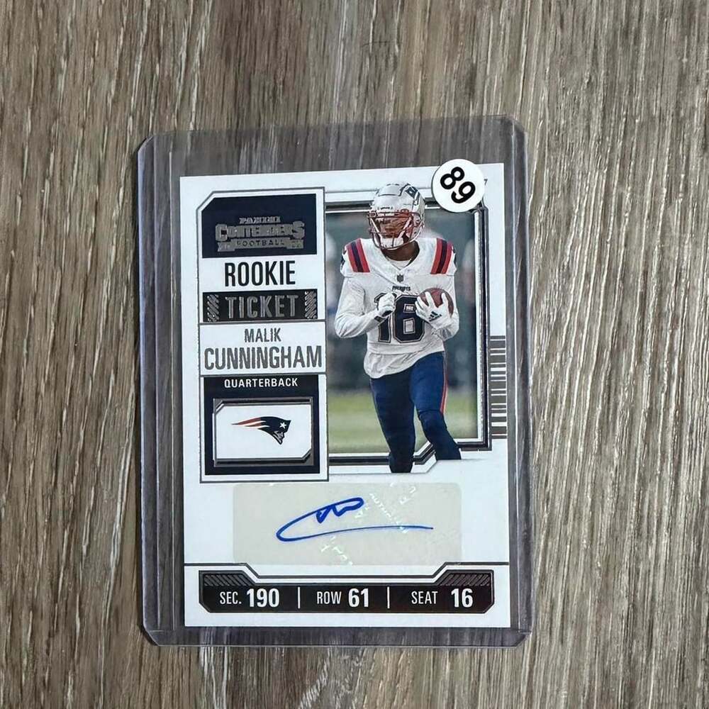 Panini Malik Cunningham 2023 Contenders Rookie Ticket Autograph Card